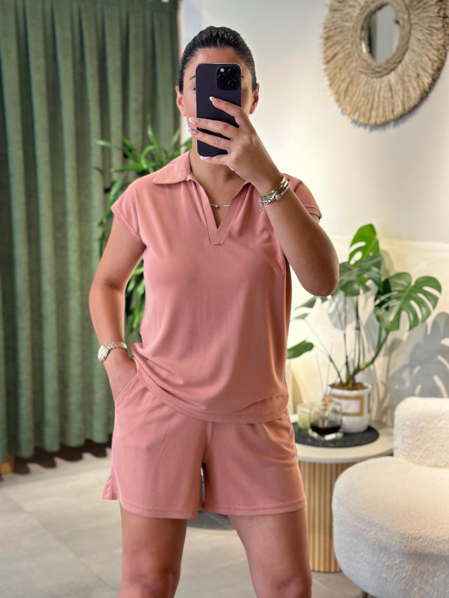 Oysho Kumaş Polo Yaka Takım