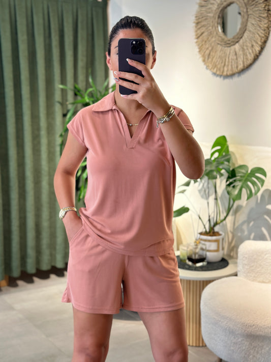 Oysho Kumaş Polo Yaka Takım