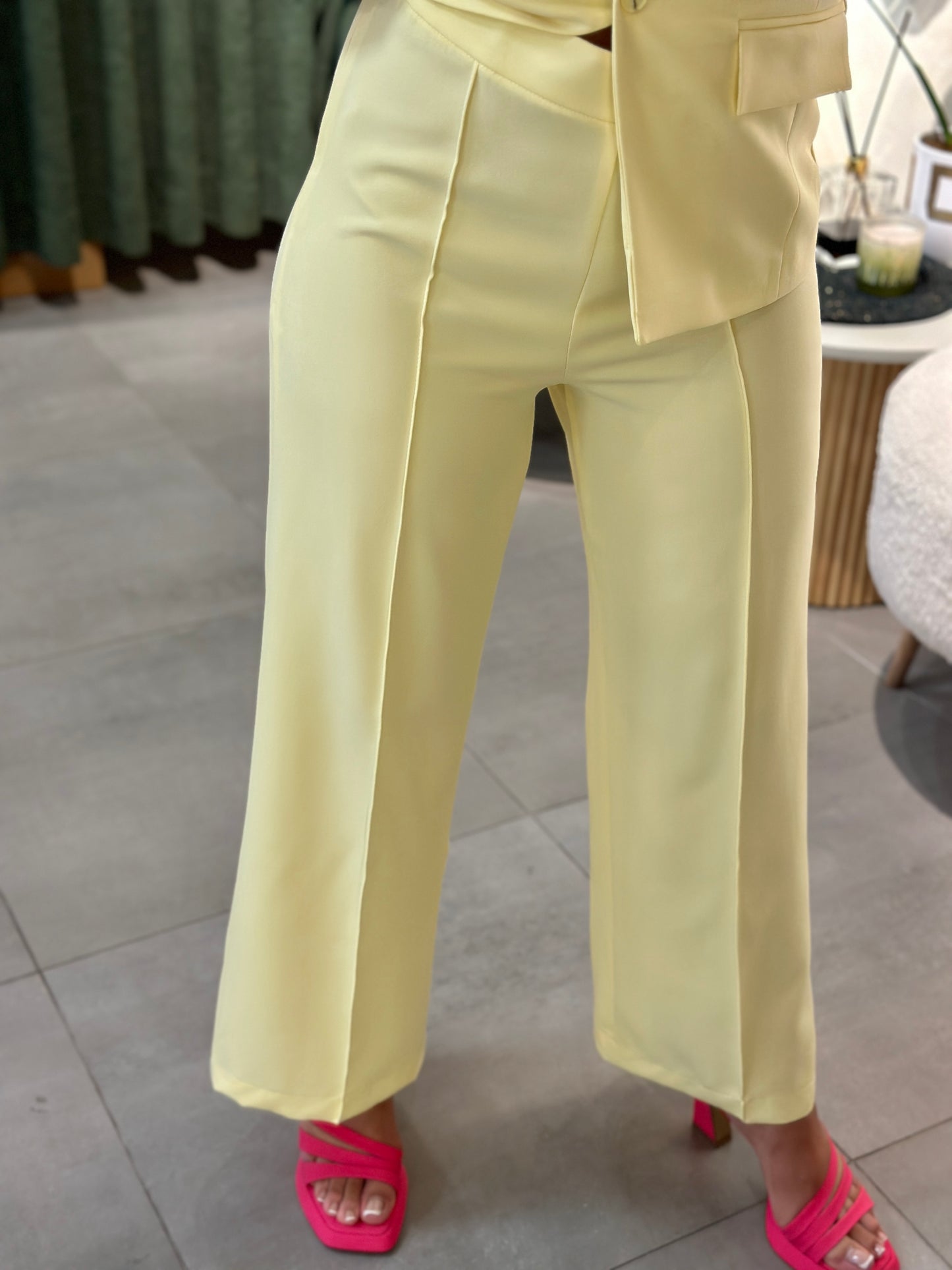 Mango Model Yelekli Takım