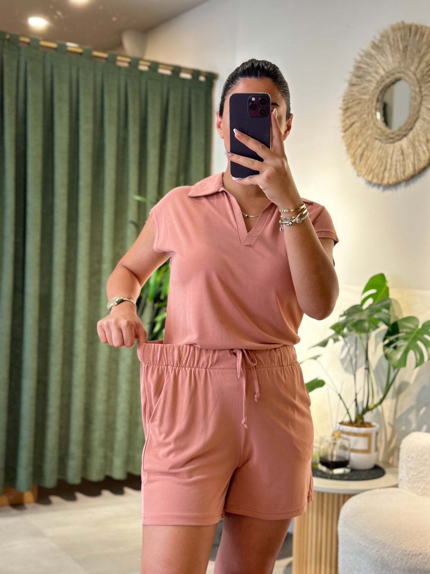 Oysho Kumaş Polo Yaka Takım