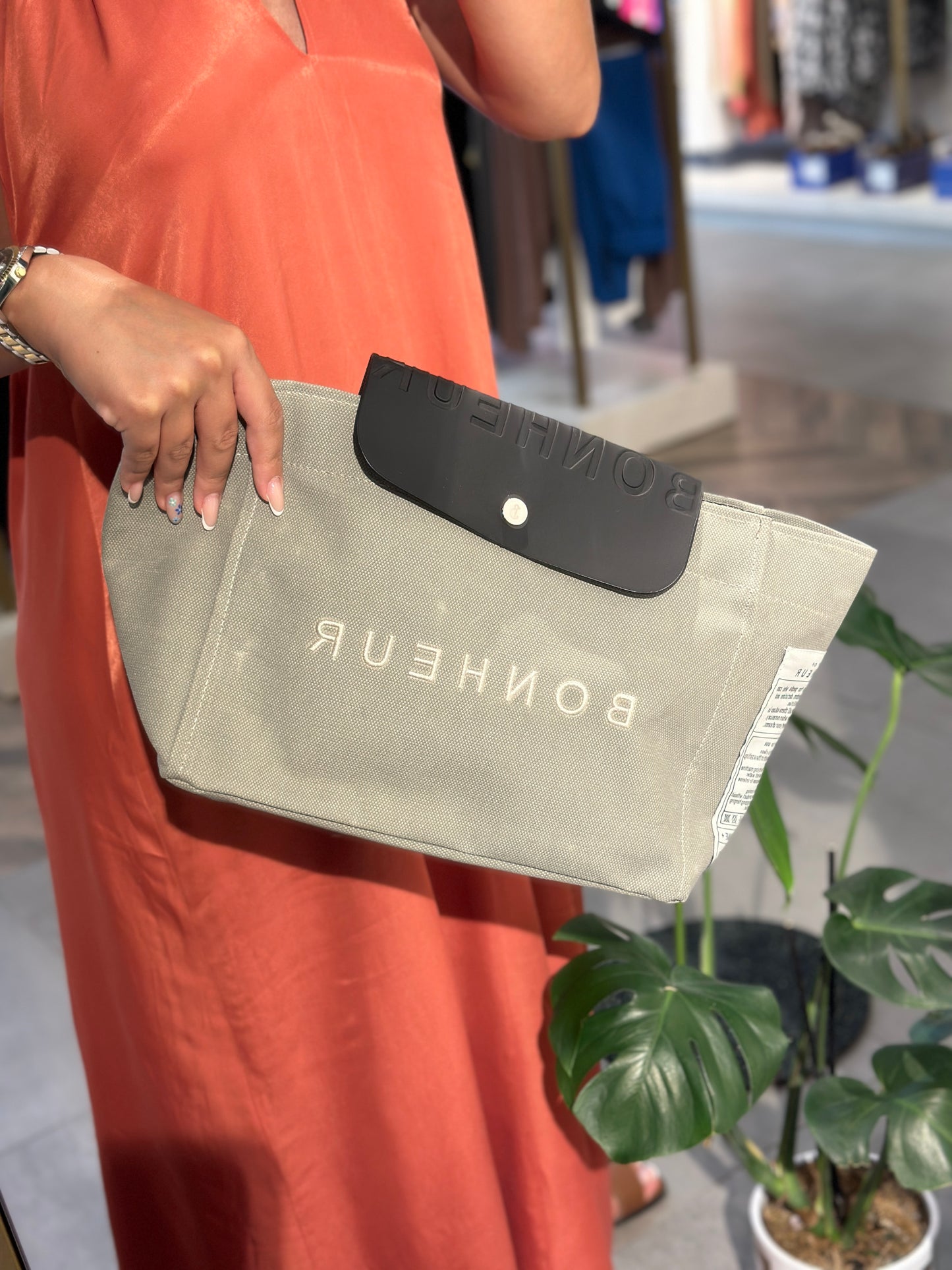Bonheur B+B N°6 Canvas Clutch+Bag