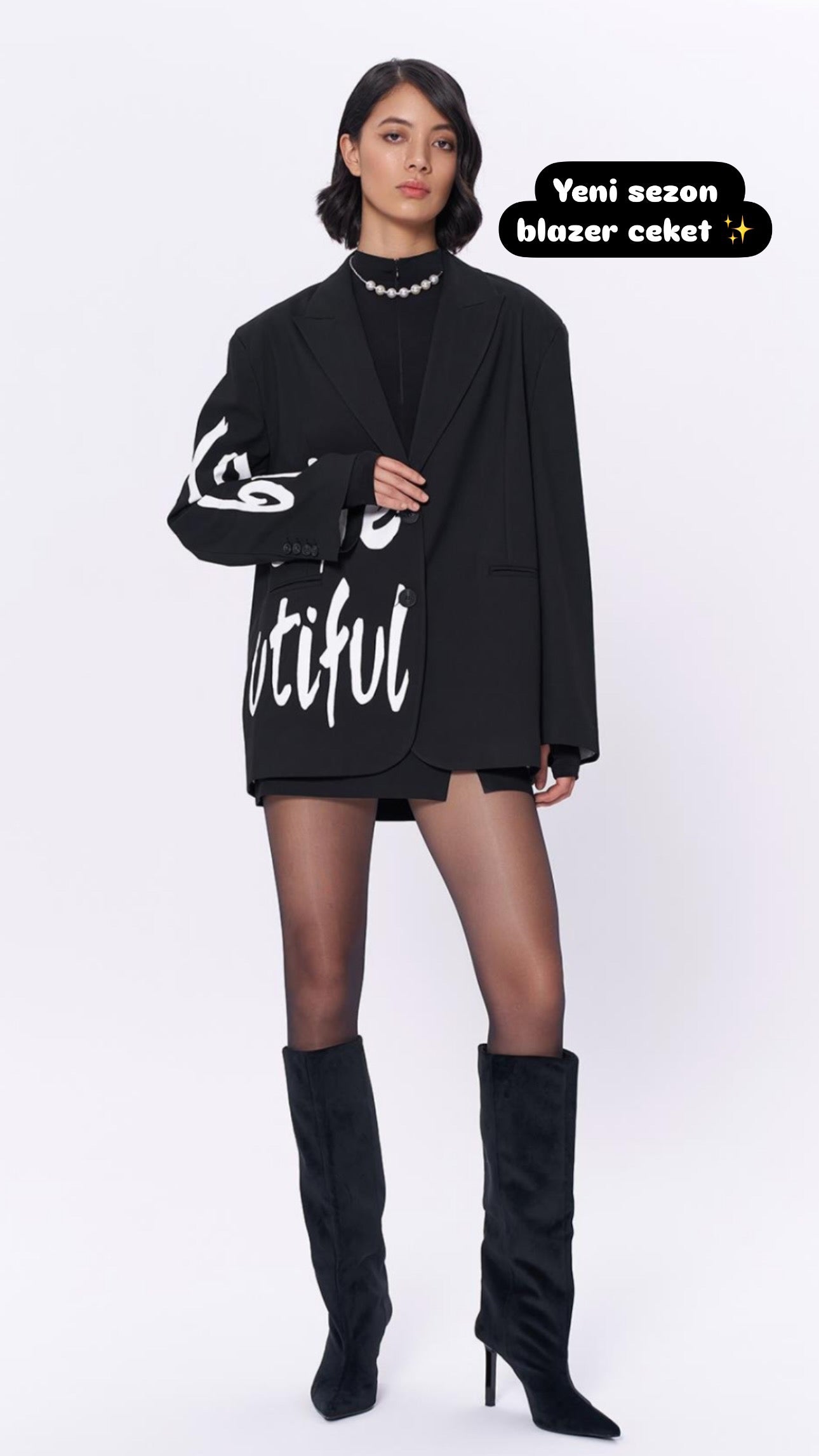 Tasarım blazer ceket