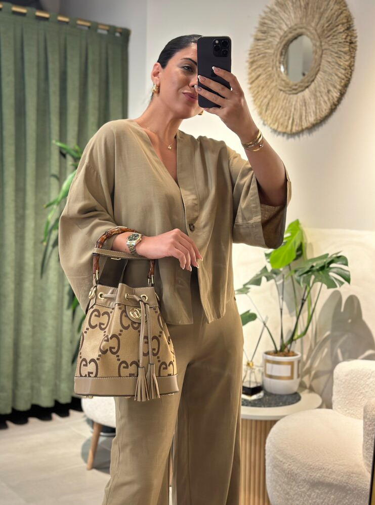 Keten Kimono Takım