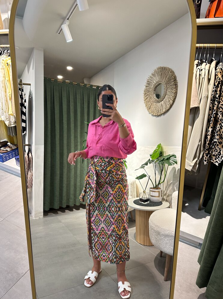 Keten Renki Kalem Etek